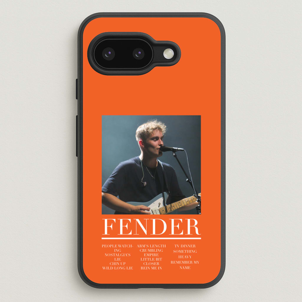 Fender Orange Song List - Sam Fender Phone Case for Google Pixel 9a