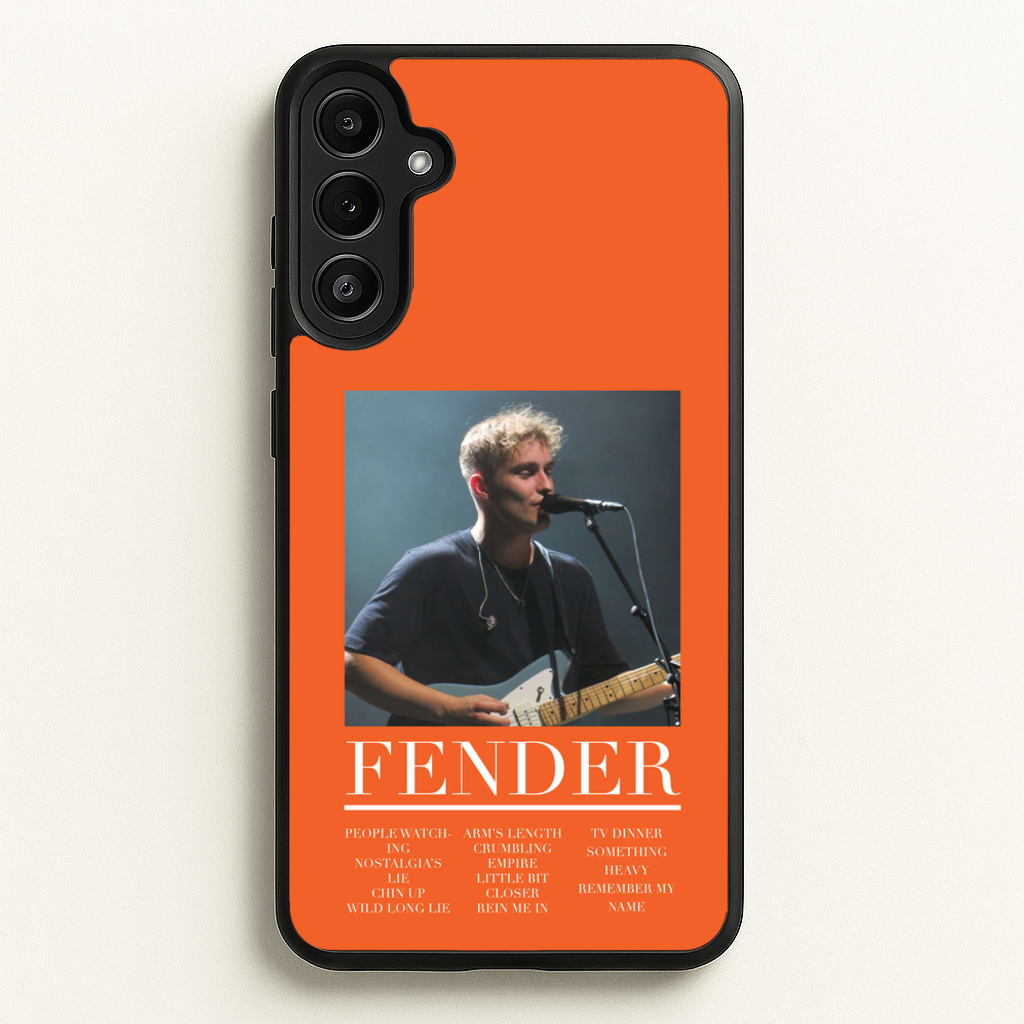 Fender Orange Song List - Sam Fender Phone Case for Galaxy A36