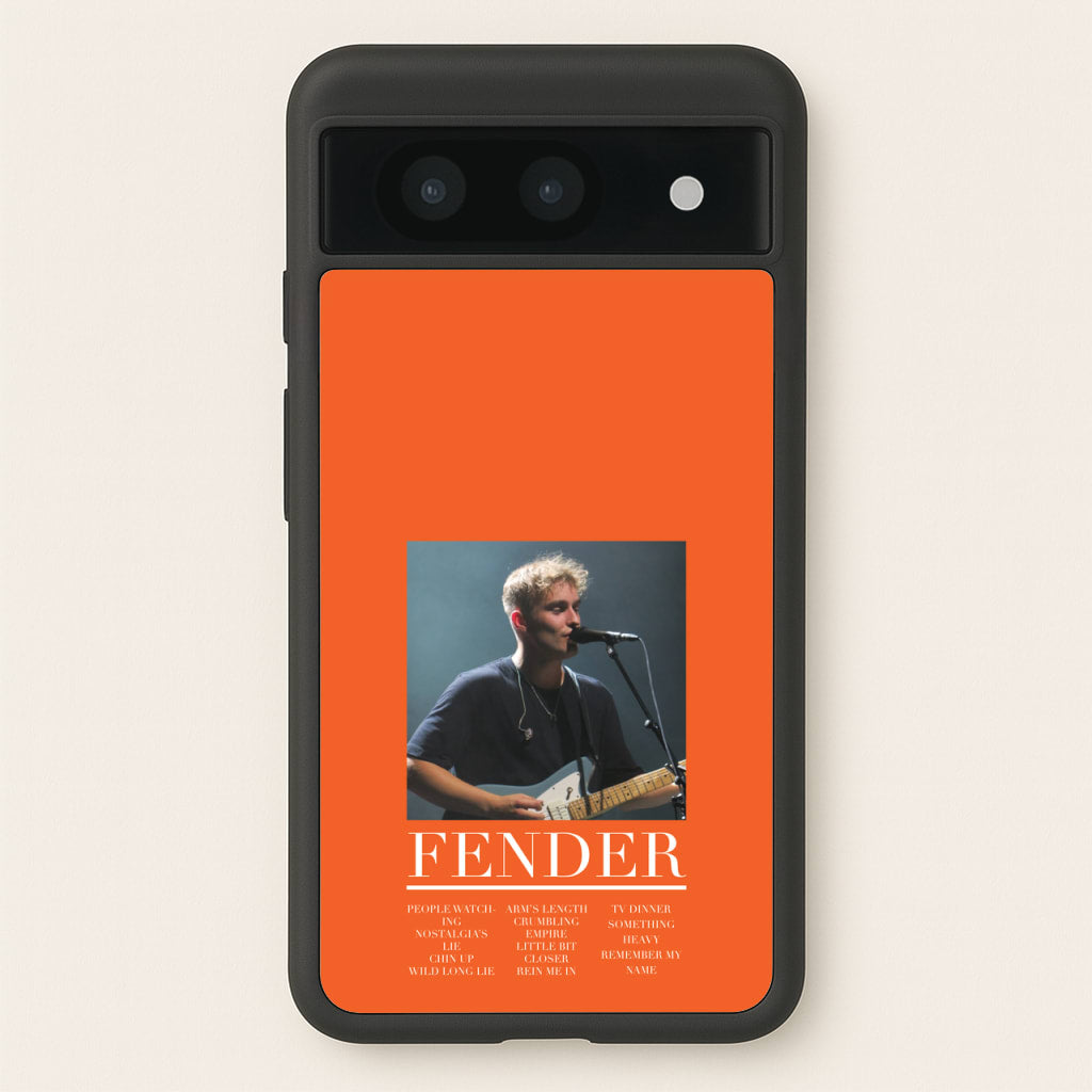 Fender Orange Song List - Sam Fender Phone Case for Google Pixel 8a