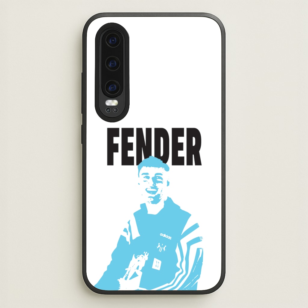 Fender Silhouette Blue - Sam Fender Phone Case for Huawei P30