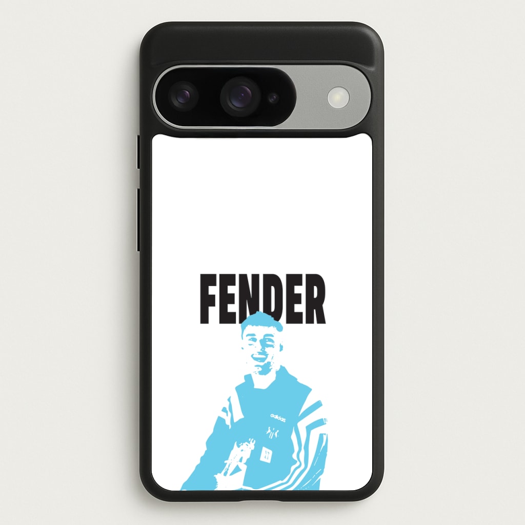 Fender Silhouette Blue Phone Case for Google Pixel 10 / 10 Pro