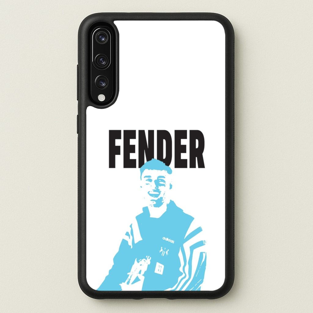 Fender Silhouette Blue - Sam Fender Phone Case for Huawei P20 Pro