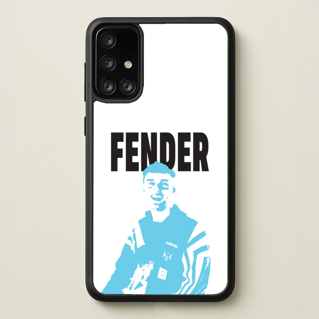 Fender Silhouette Blue - Sam Fender Phone Case for Galaxy A71