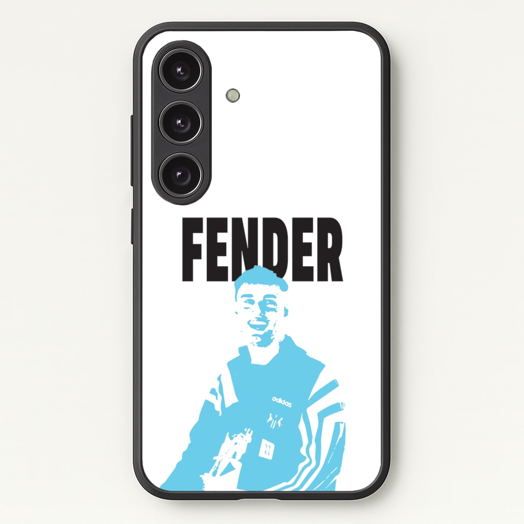 Fender Silhouette Blue - Sam Fender Phone Case for Galaxy S25 Plus