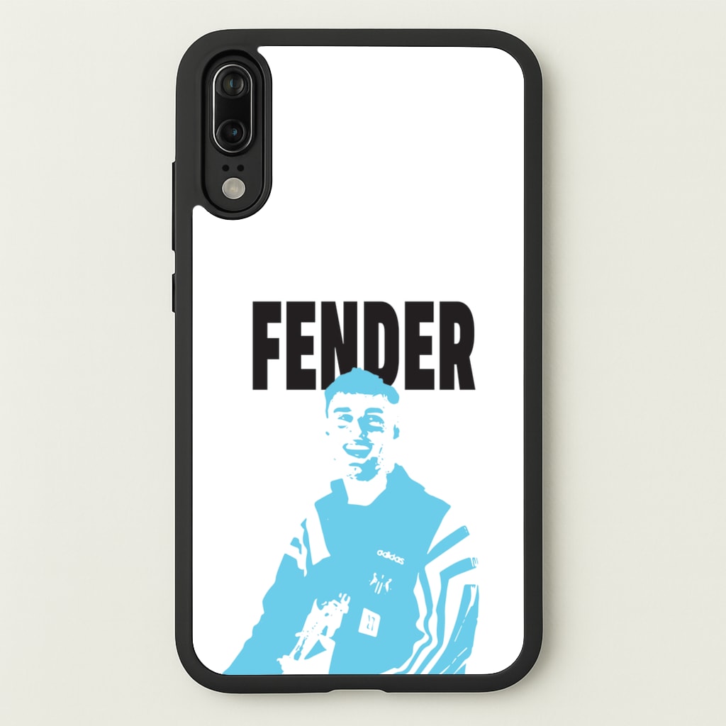 Fender Silhouette Blue - Sam Fender Phone Case for Huawei P20