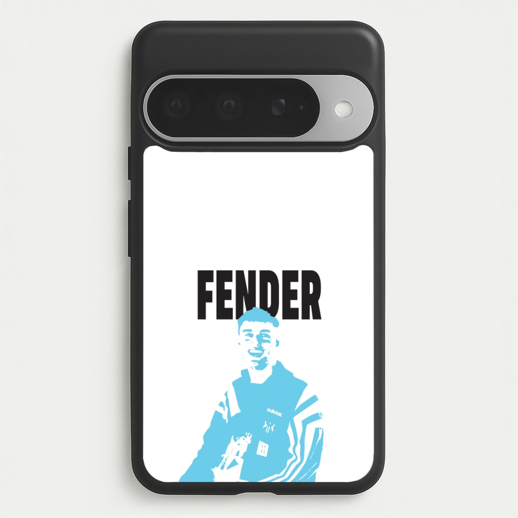 Fender Silhouette Blue Phone Case for Google Pixel 10 Pro XL