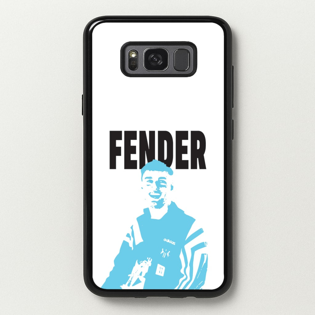 Fender Silhouette Blue - Sam Fender Phone Case for Galaxy S8 Plus