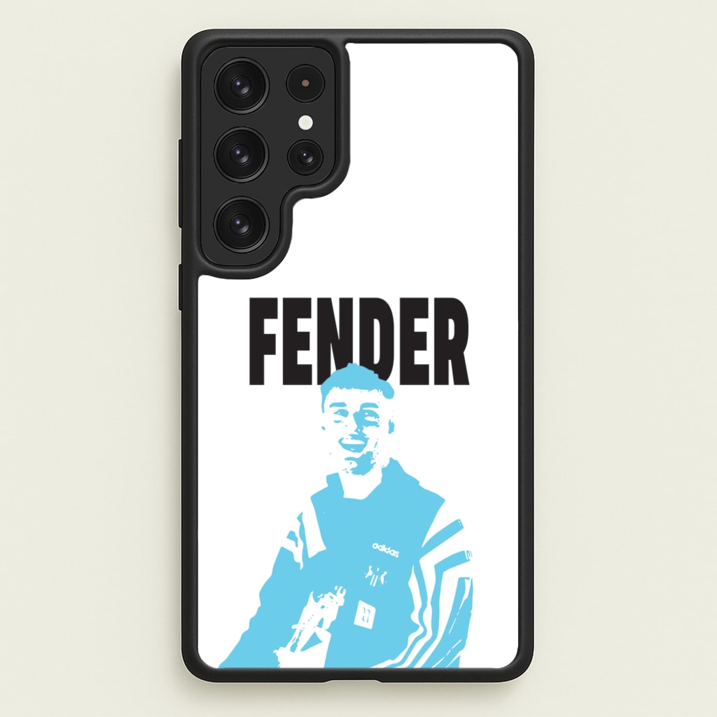 Fender Silhouette Blue - Sam Fender Phone Case for Galaxy S22 Ultra