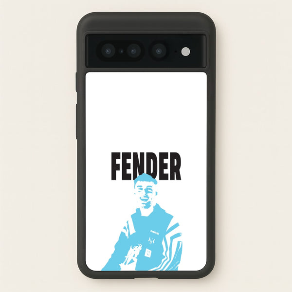 Fender Silhouette Blue - Sam Fender Phone Case for Google Pixel 7 Pro
