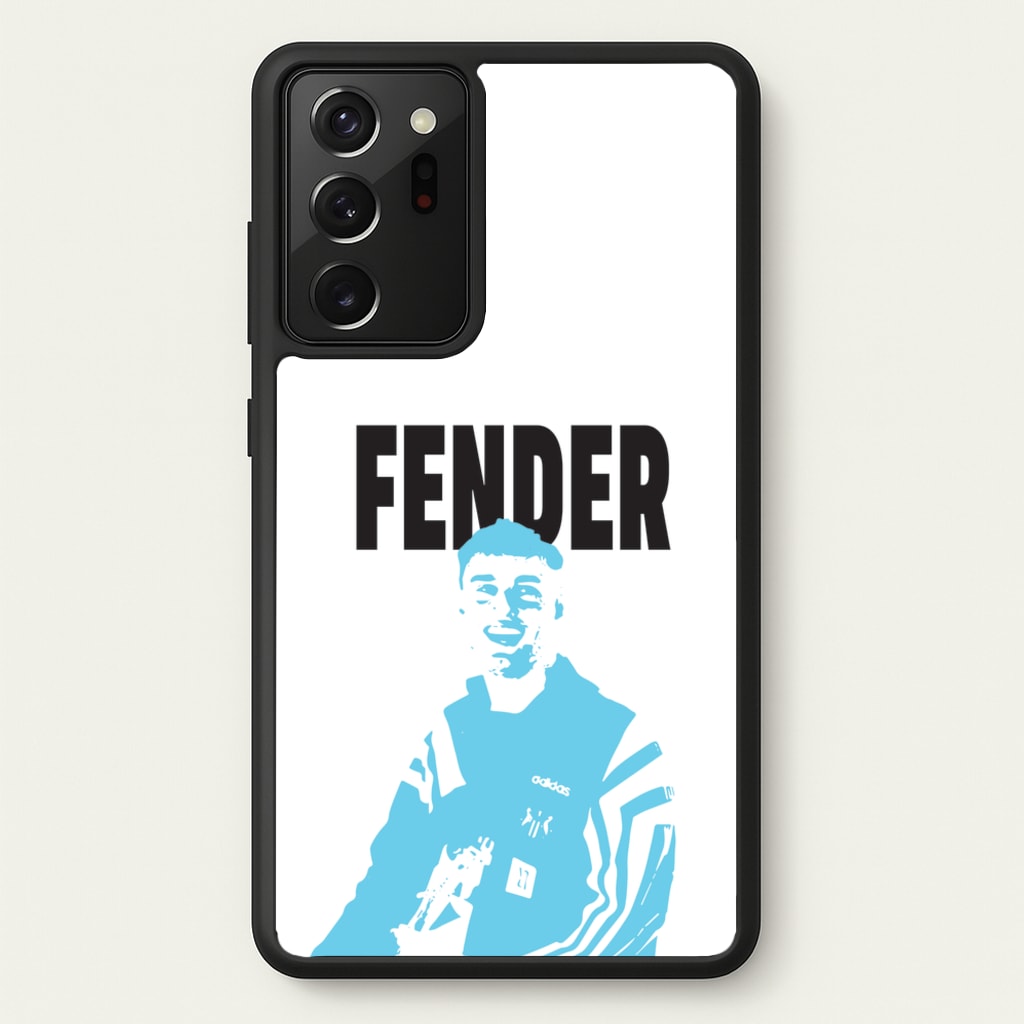 Fender Silhouette Blue - Sam Fender Phone Case for Galaxy Note 20 Ultra