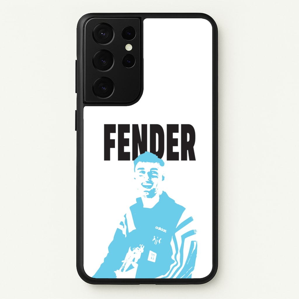 Fender Silhouette Blue - Sam Fender Phone Case for Galaxy S21 Ultra