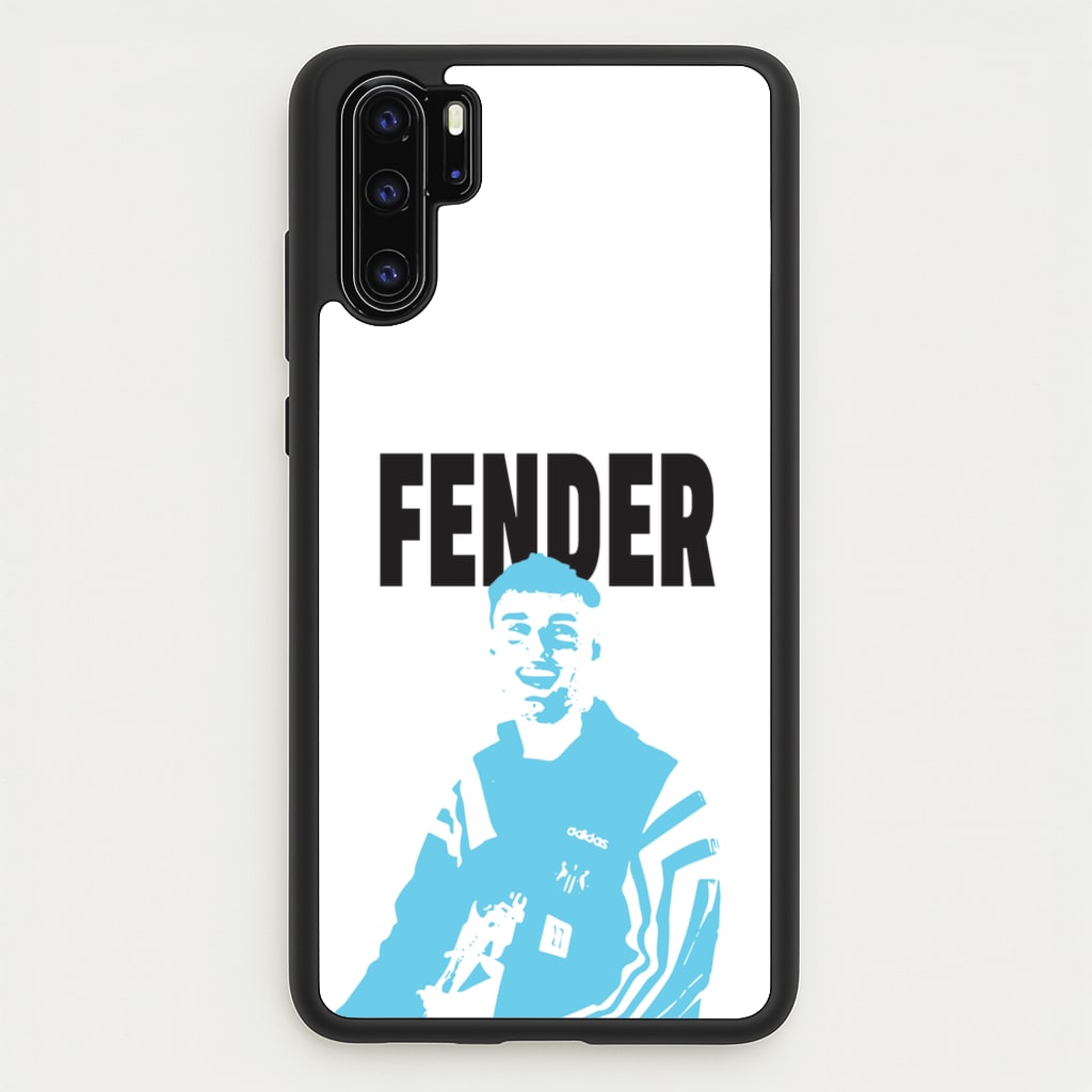 Fender Silhouette Blue - Sam Fender Phone Case for Huawei P30 Pro