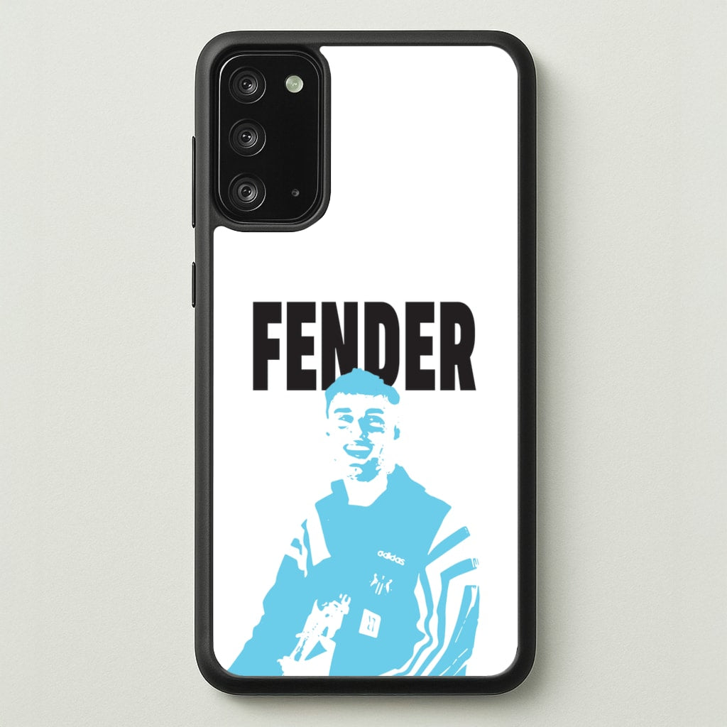 Fender Silhouette Blue - Sam Fender Phone Case for Galaxy Note 20