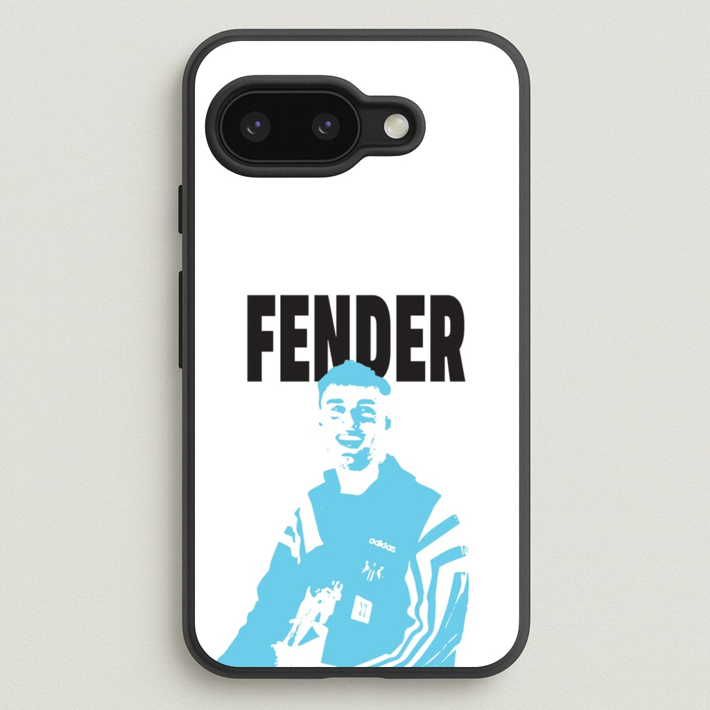 Fender Silhouette Blue - Sam Fender Phone Case for Google Pixel 9a