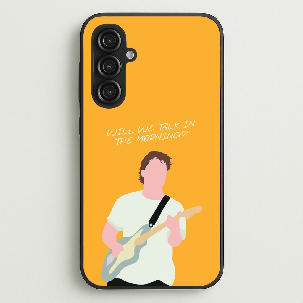 Will We Talk In The Morning Yellow - Sam Fender Phone Case for Galaxy S23FE