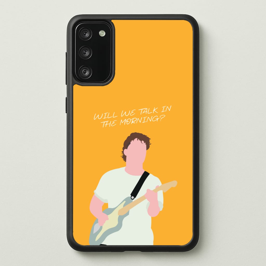Will We Talk In The Morning Yellow - Sam Fender Phone Case for Galaxy S20