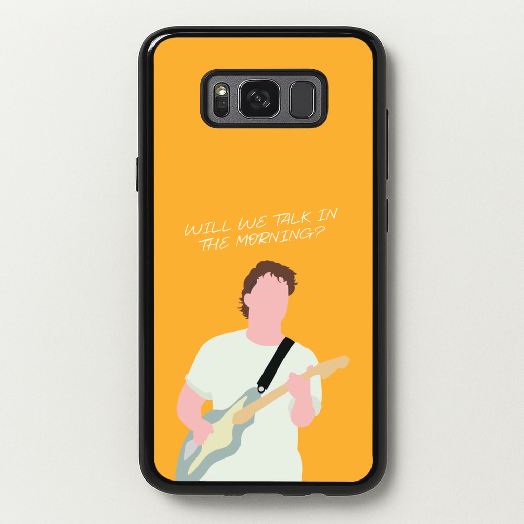 Will We Talk In The Morning Yellow - Sam Fender Phone Case for Galaxy S8 Plus