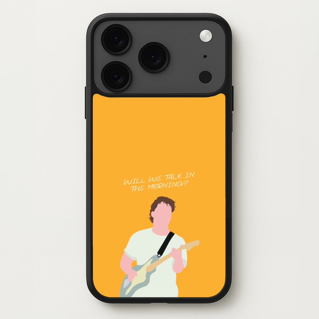 Will We Talk In The Morning Yellow Phone Case for iPhone 17 Pro Max