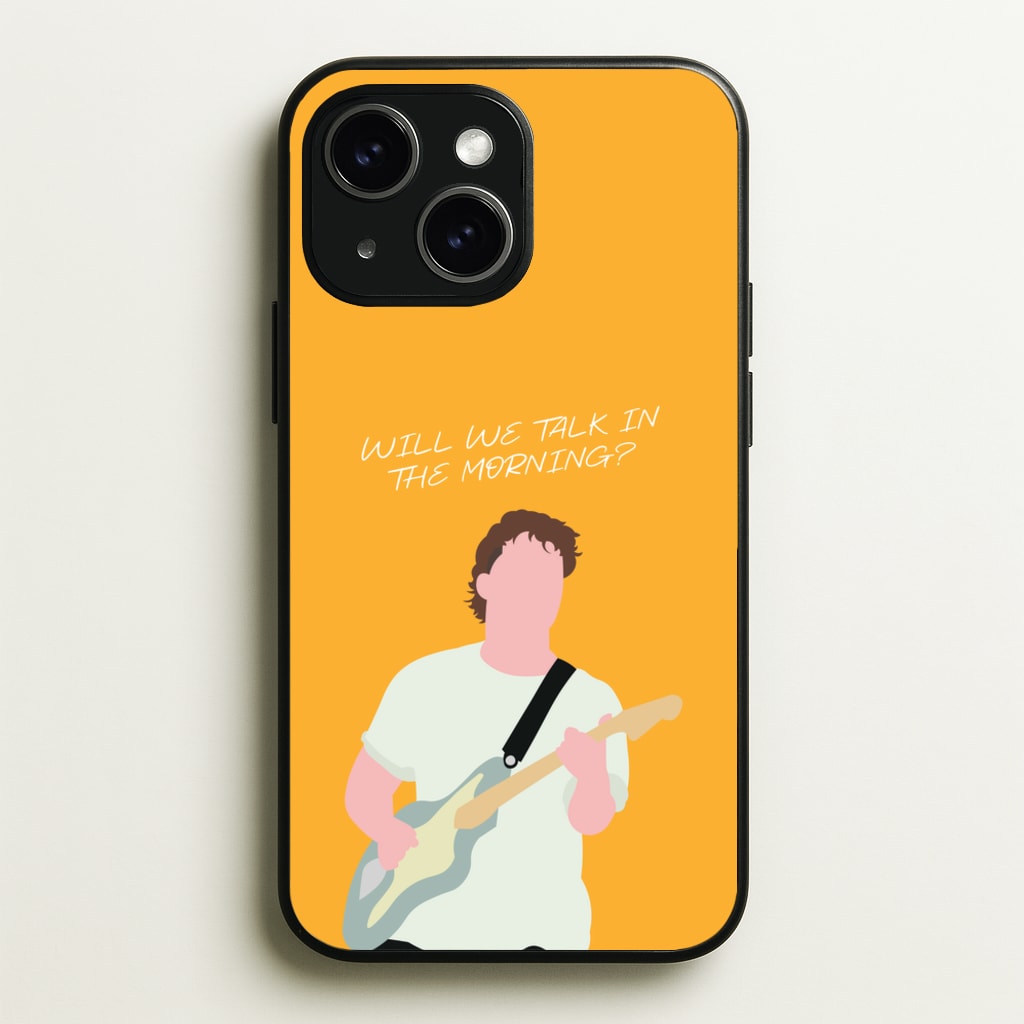 Will We Talk In The Morning Yellow - Sam Fender Phone Case for iPhone 14