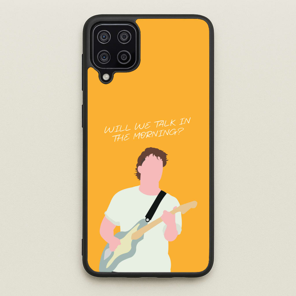 Will We Talk In The Morning Yellow - Sam Fender Phone Case for Galaxy A12