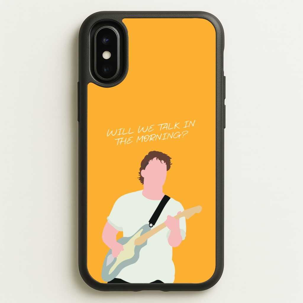 Will We Talk In The Morning Yellow - Sam Fender Phone Case for iPhone X / XS