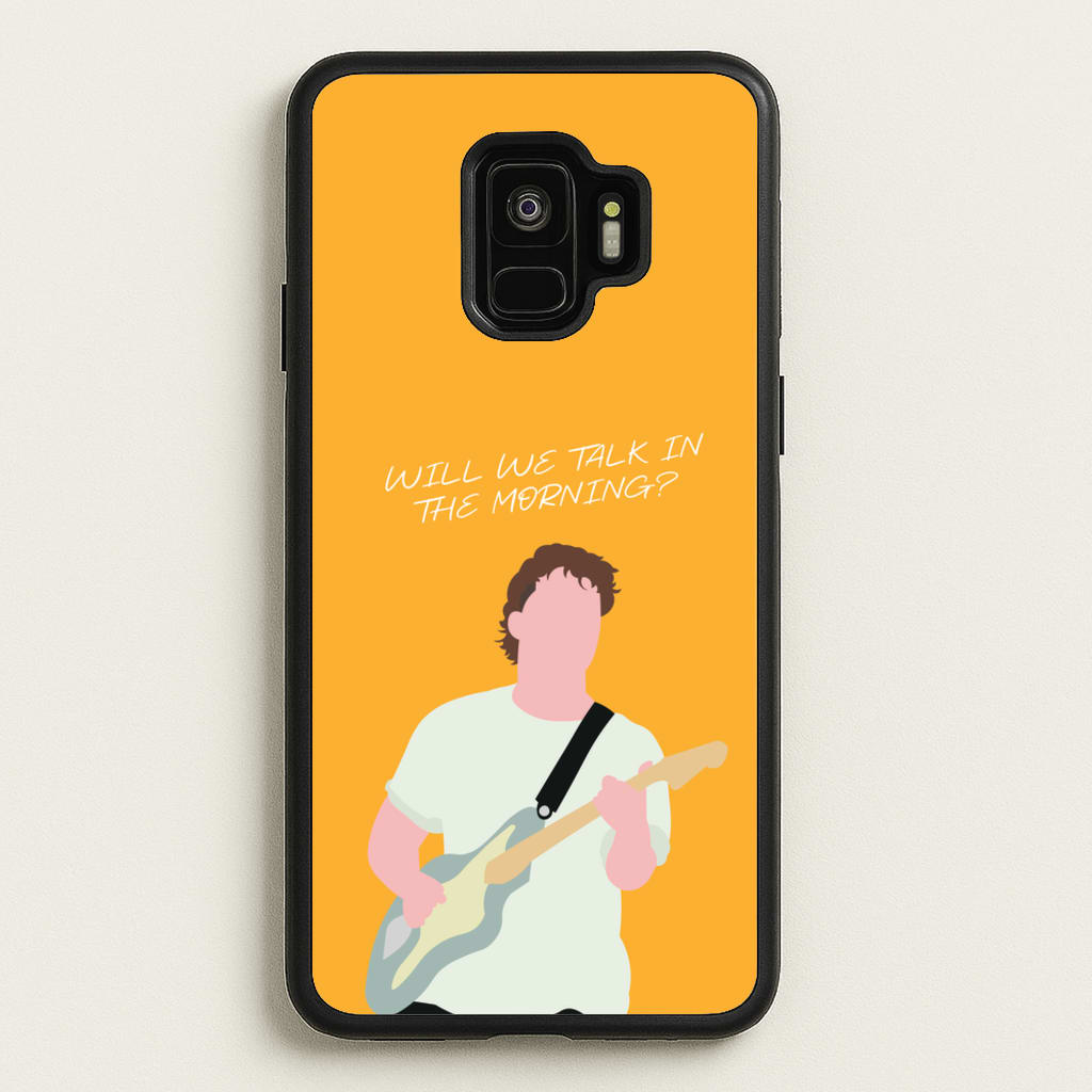 Will We Talk In The Morning Yellow - Sam Fender Phone Case for Galaxy S9