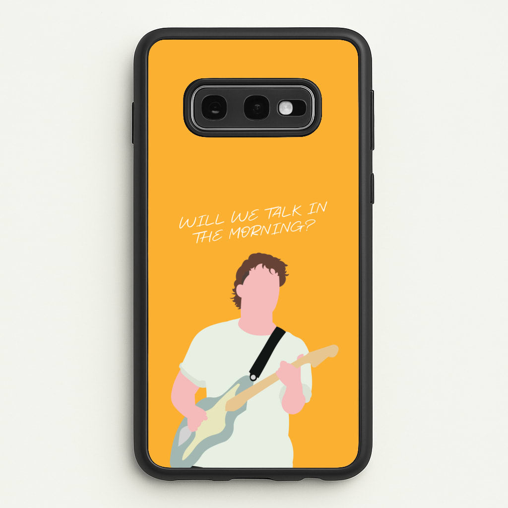 Will We Talk In The Morning Yellow - Sam Fender Phone Case for Galaxy S10e