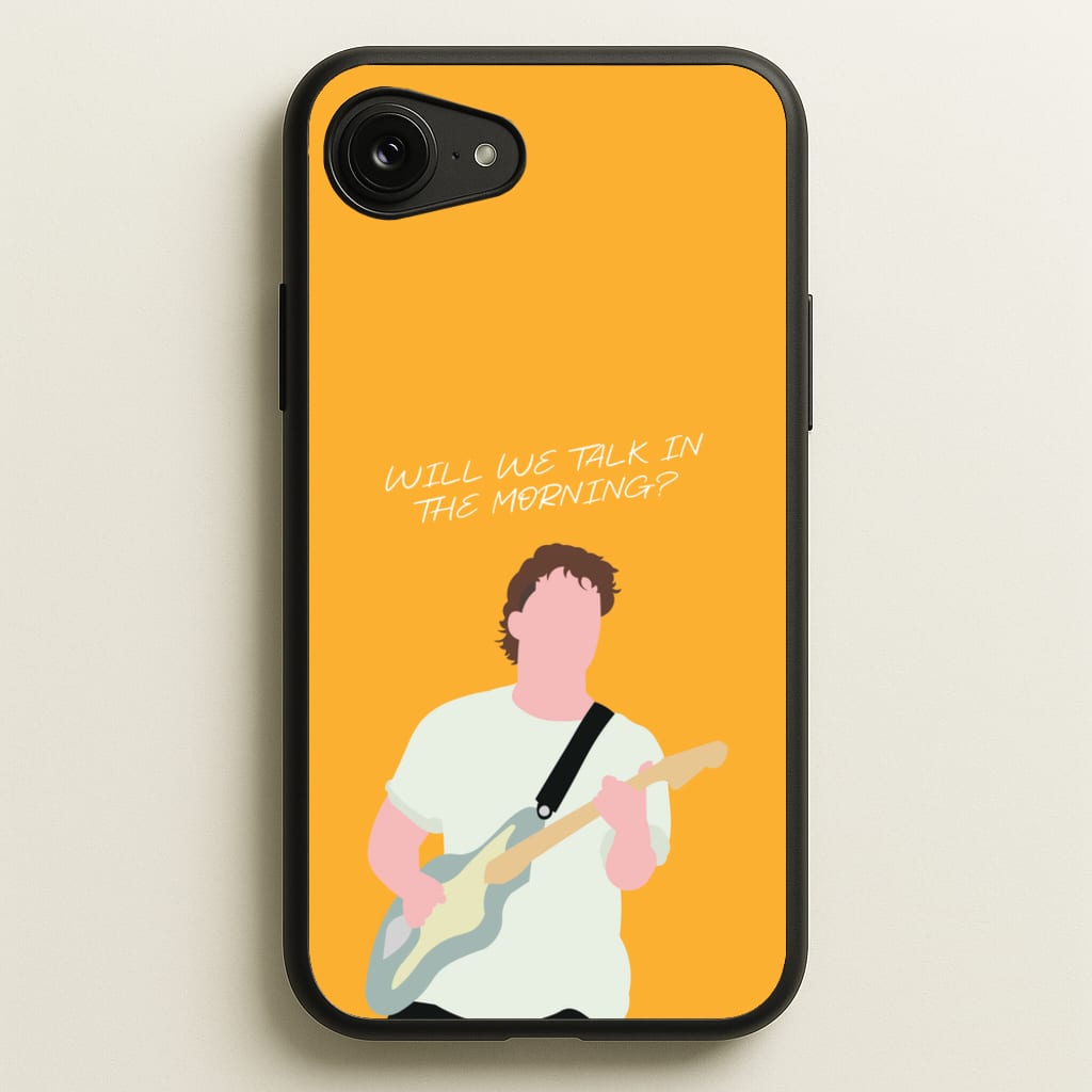 Will We Talk In The Morning Yellow - Sam Fender Phone Case for iPhone 16e