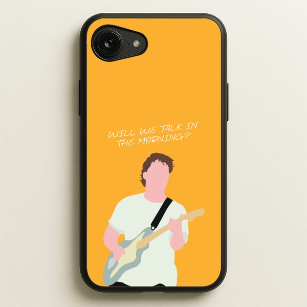 Will We Talk In The Morning Yellow - Sam Fender Phone Case for iPhone 16e