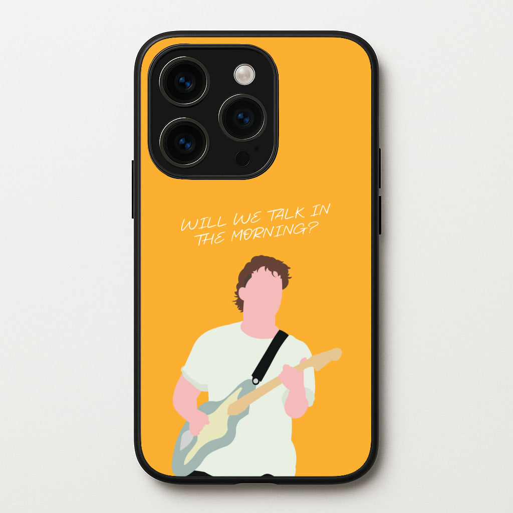 Will We Talk In The Morning Yellow - Sam Fender Phone Case for iPhone 14 Pro Max