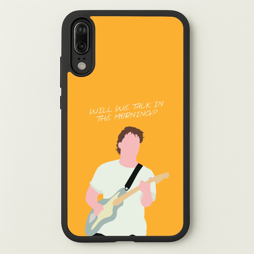 Will We Talk In The Morning Yellow - Sam Fender Phone Case for Huawei P20