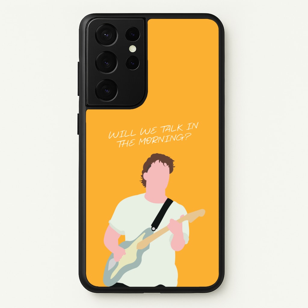 Will We Talk In The Morning Yellow - Sam Fender Phone Case for Galaxy S21 Ultra