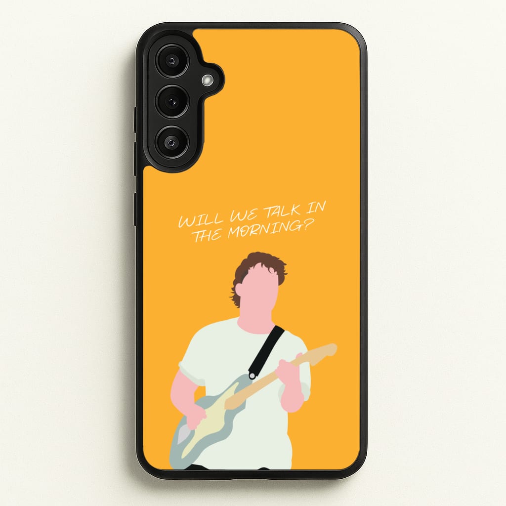 Will We Talk In The Morning Yellow - Sam Fender Phone Case for Galaxy A34