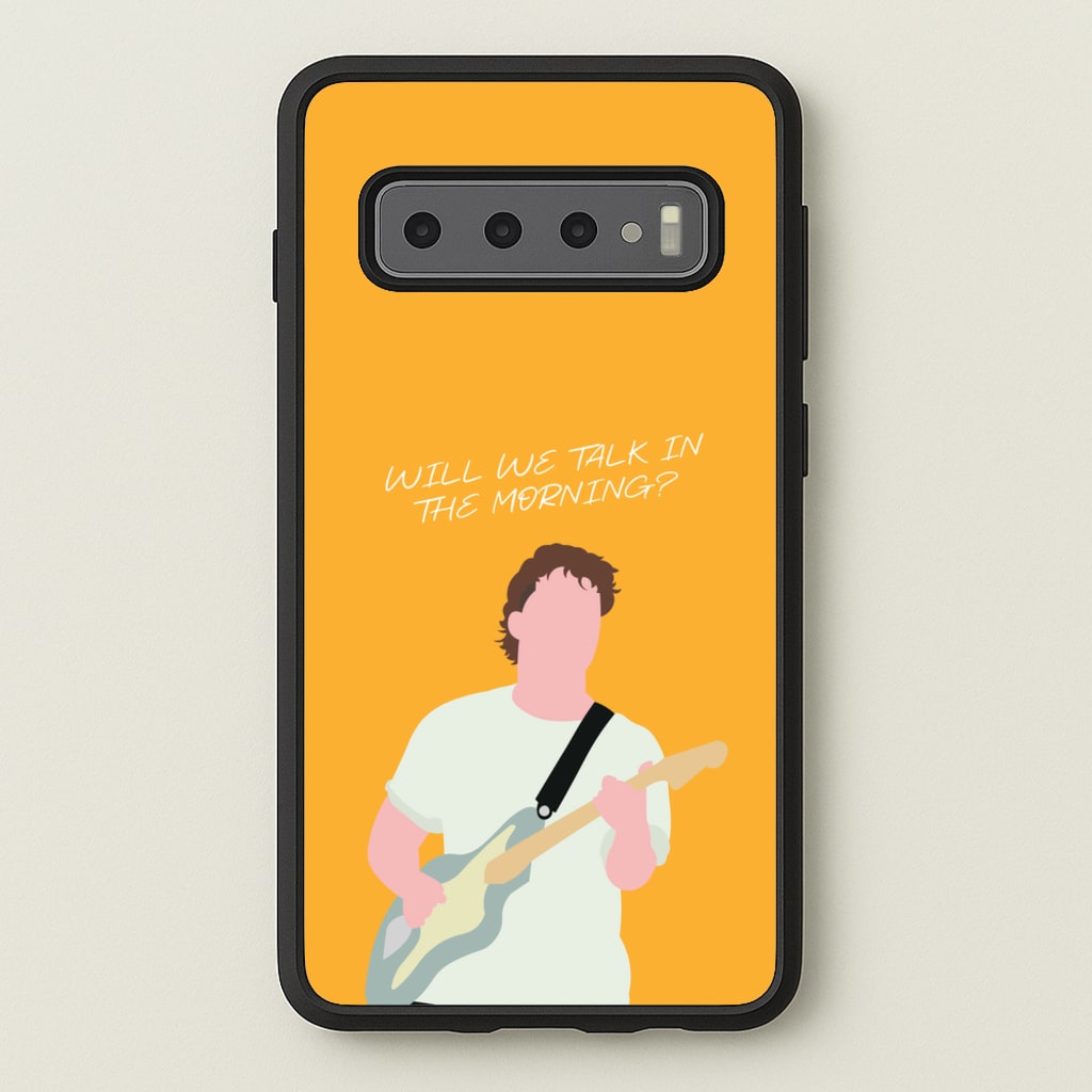 Will We Talk In The Morning Yellow - Sam Fender Phone Case for Galaxy S10 Plus