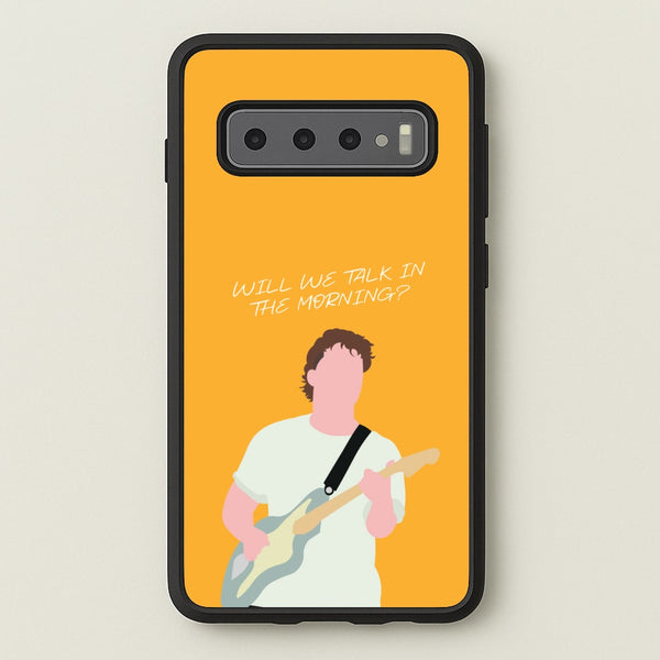Will We Talk In The Morning Yellow - Sam Fender Phone Case for Galaxy S10