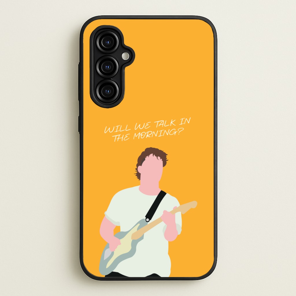 Will We Talk In The Morning Yellow - Sam Fender Phone Case for Galaxy A54