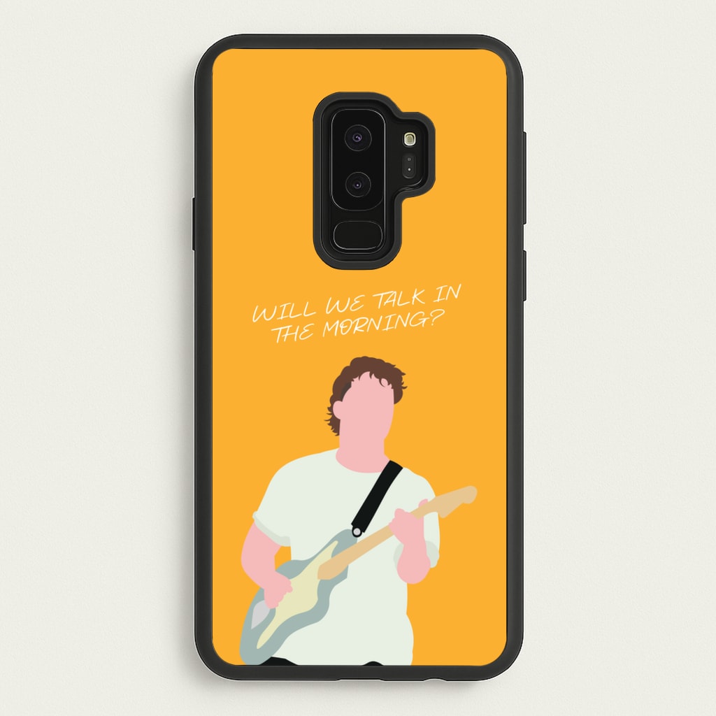 Will We Talk In The Morning Yellow - Sam Fender Phone Case for Galaxy S9 Plus