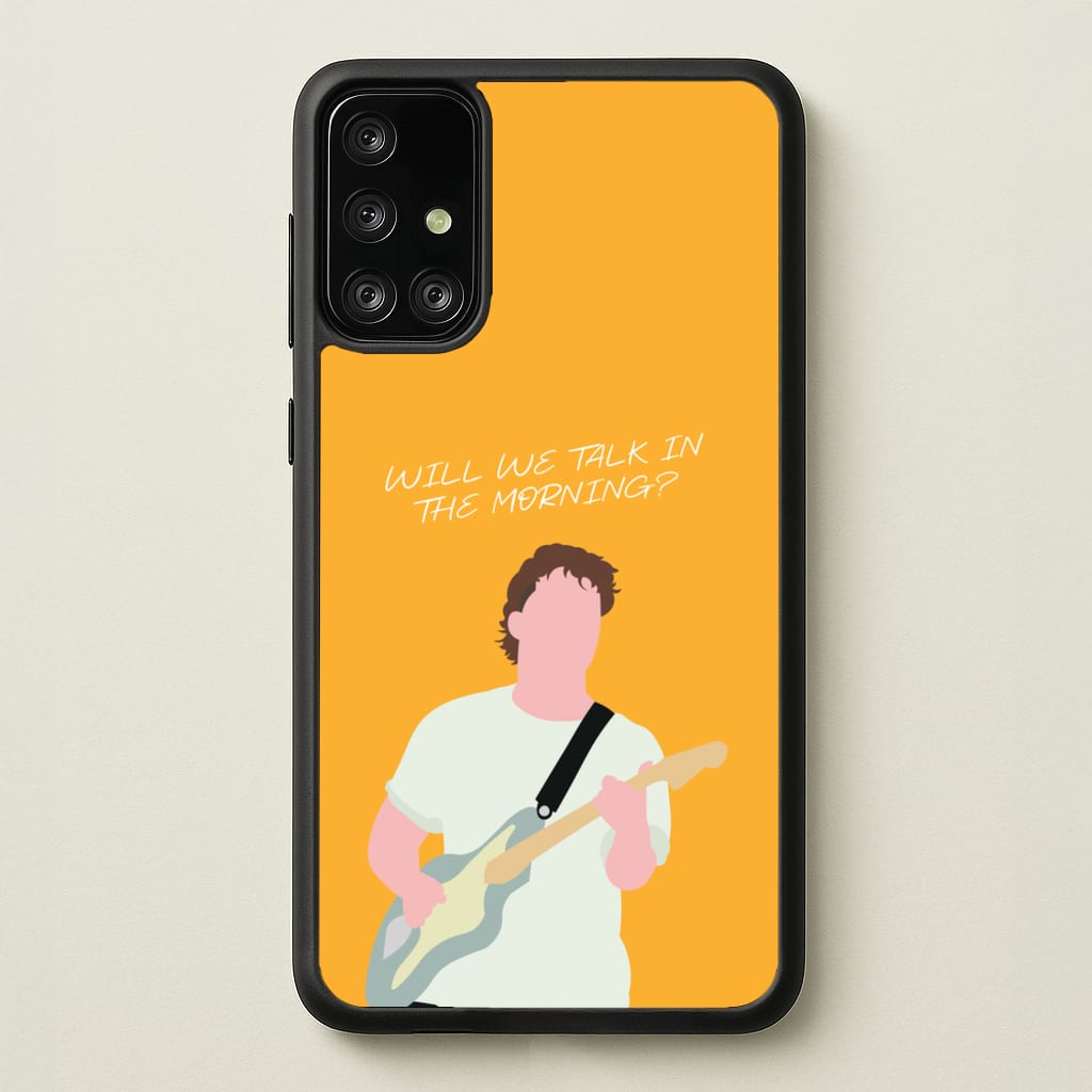 Will We Talk In The Morning Yellow - Sam Fender Phone Case for Galaxy A71