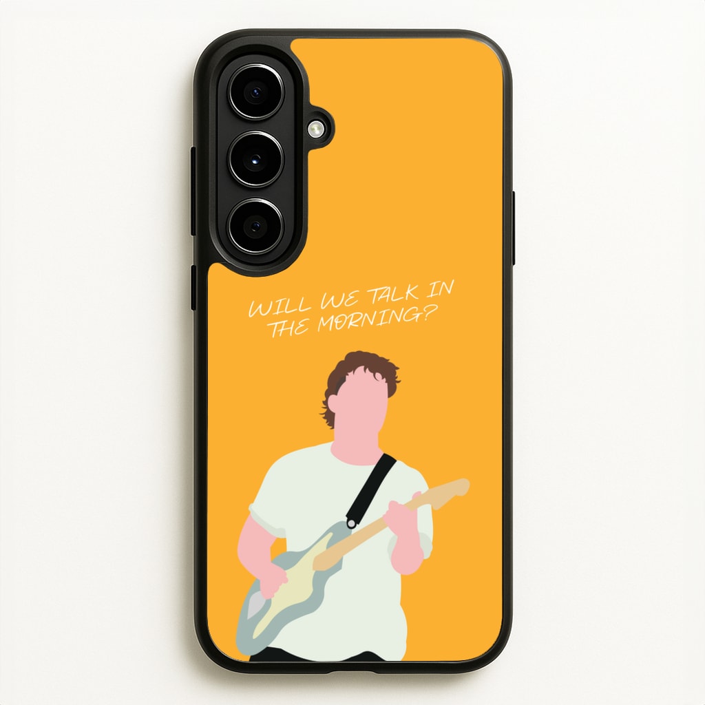Will We Talk In The Morning Yellow - Sam Fender Phone Case for Galaxy A56