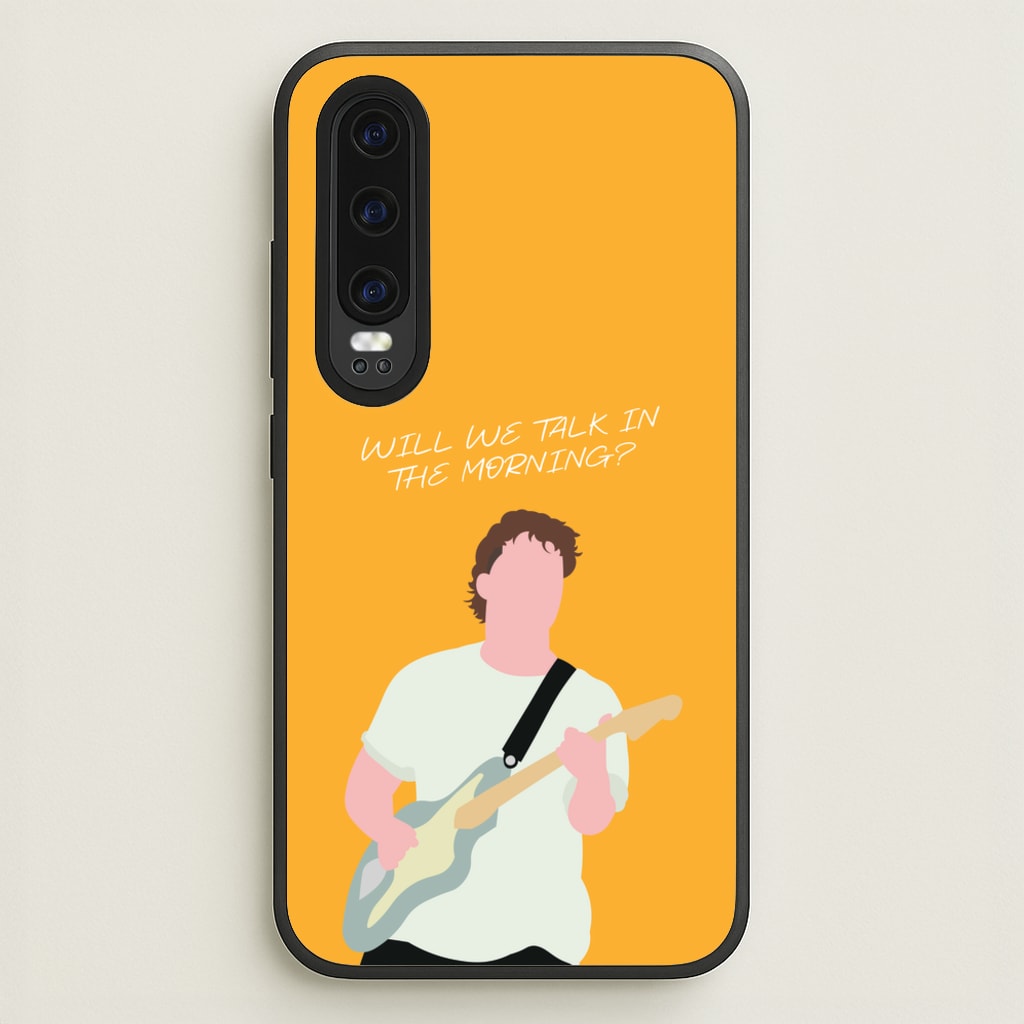Will We Talk In The Morning Yellow - Sam Fender Phone Case for Huawei P30