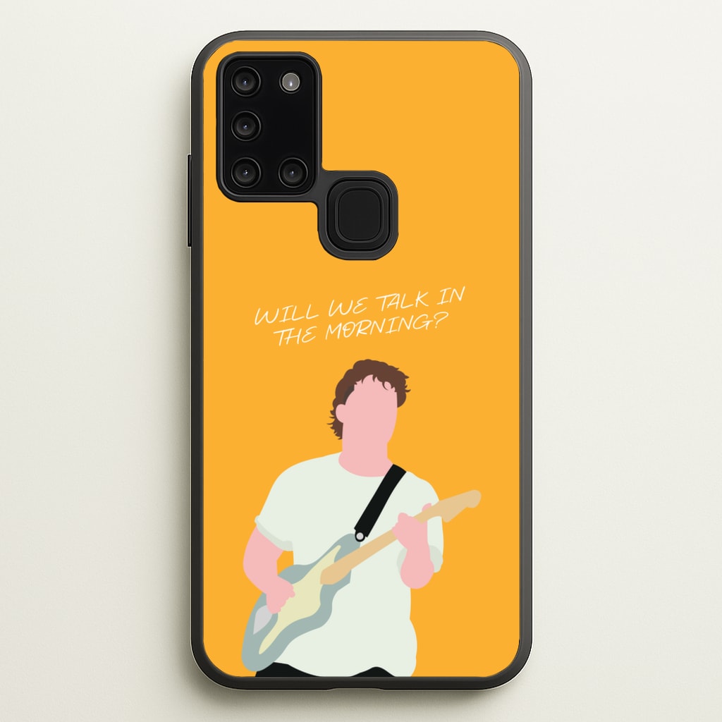 Will We Talk In The Morning Yellow - Sam Fender Phone Case for Galaxy A21s