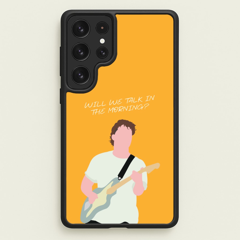 Will We Talk In The Morning Yellow - Sam Fender Phone Case for Galaxy S23 Ultra