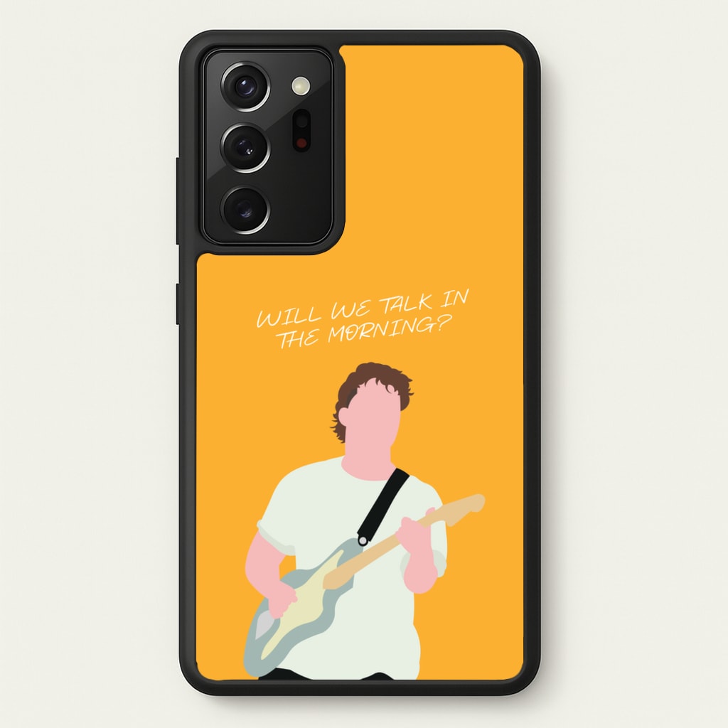 Will We Talk In The Morning Yellow - Sam Fender Phone Case for Galaxy Note 20 Ultra