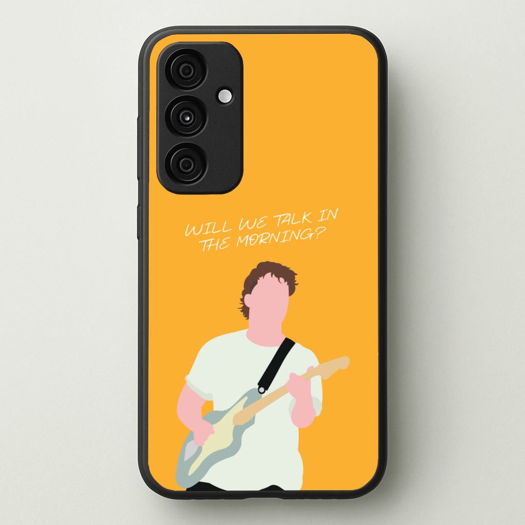 Will We Talk In The Morning Yellow - Sam Fender Phone Case for Galaxy A55
