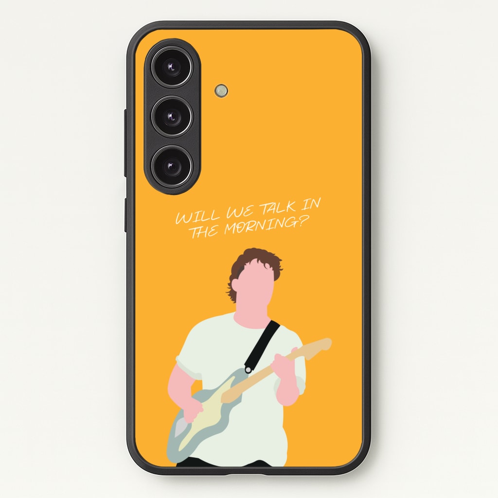 Will We Talk In The Morning Yellow - Sam Fender Phone Case for Galaxy S25 Plus