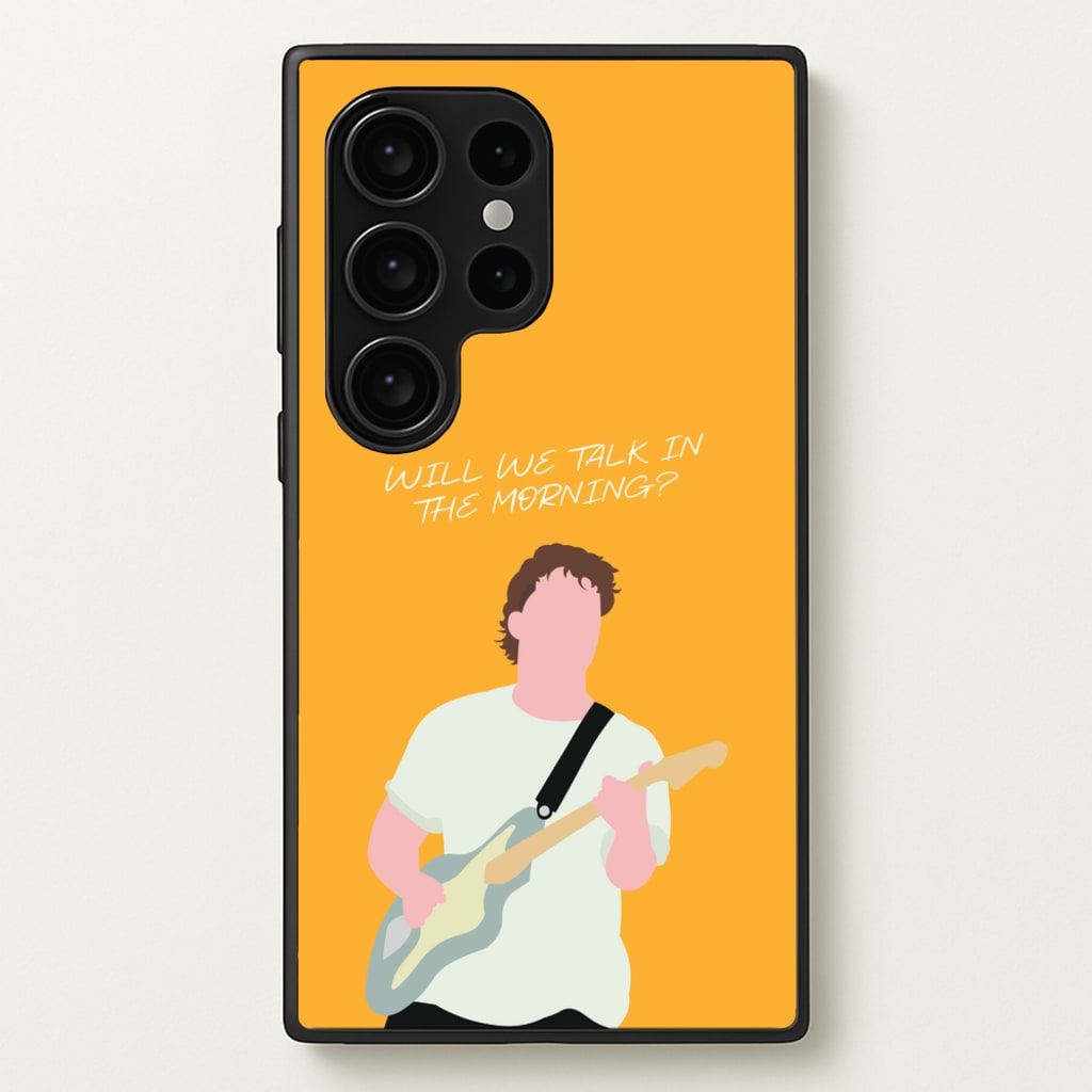 Will We Talk In The Morning Yellow - Sam Fender Phone Case for Galaxy S24 Ultra