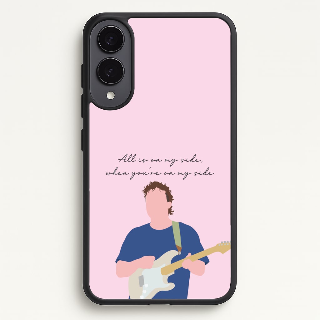 All Is On My Side Pink - Sam Fender Phone Case for Galaxy S25 Edge
