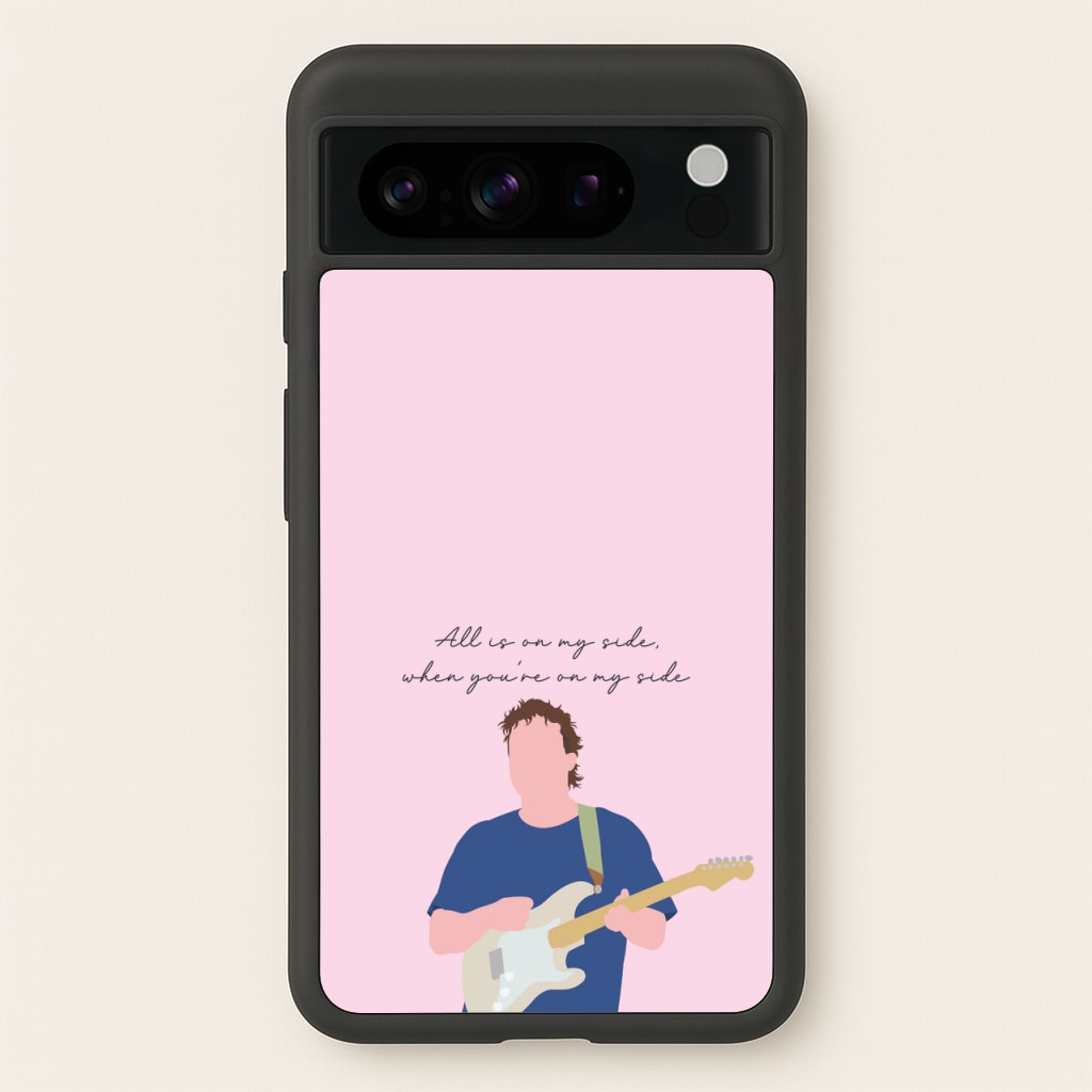 All Is On My Side Pink - Sam Fender Phone Case for Google Pixel 8 Pro