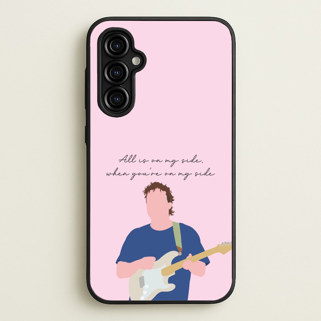All Is On My Side Pink - Sam Fender Phone Case for Galaxy A54