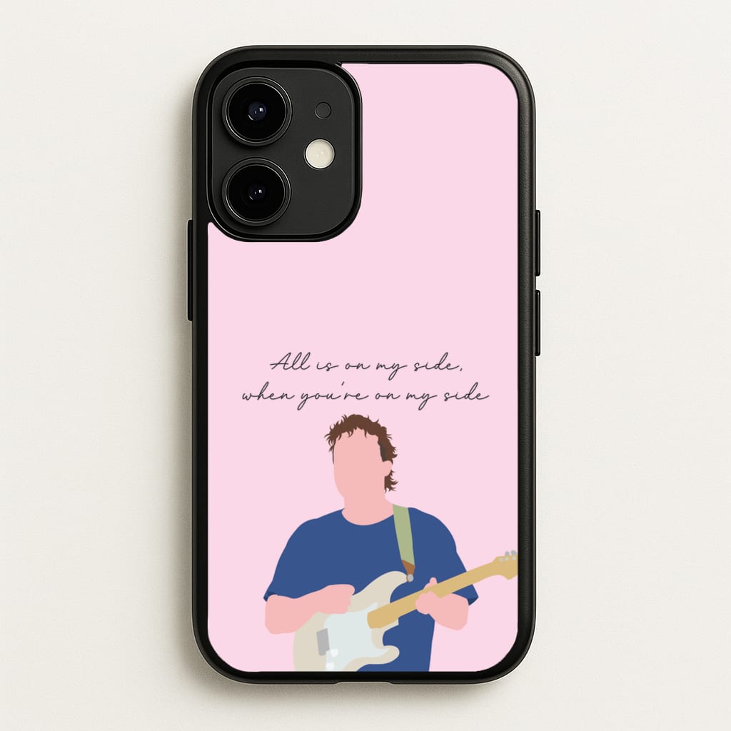 All Is On My Side Pink - Sam Fender Phone Case for iPhone 12 / 12 Pro